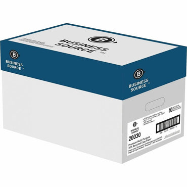 Business Source Recycled Copy Paper, 92 Brightness, Letter, 8 1/2" x 11", 20 lb Basis Weight, White, 500 Sheets/Ream, 10 Reams/Carton (BSN20030)