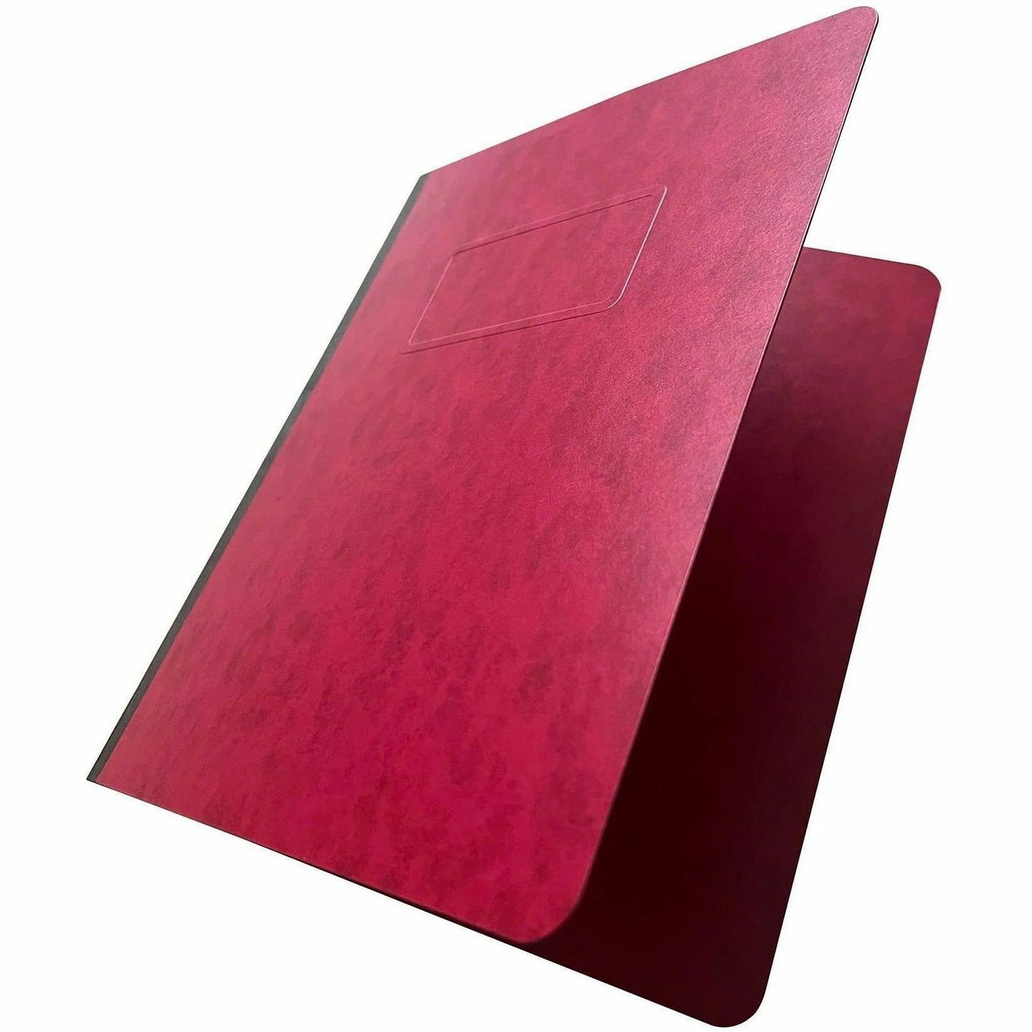 Business Source Letter Report Cover, 3" Folder Capacity, 8 1/2" x 11", Red, 0% Recycled, 25/Box (BSN80579BX)
