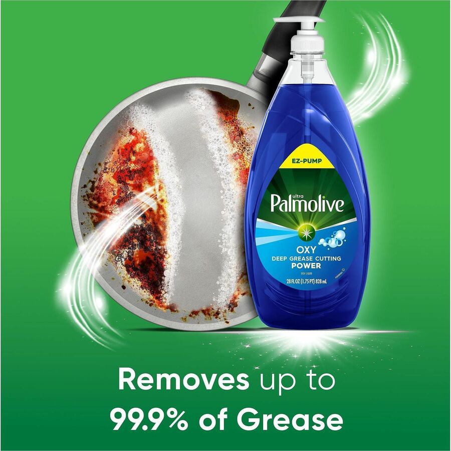 Palmolive Ultra Dish Soap Oxy Degreaser, 28 fl oz, 4/Carton (CPC61054593)