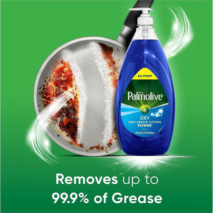 Palmolive Ultra Dish Soap Oxy Degreaser, 28 fl oz, 4/Carton (CPC61054593)