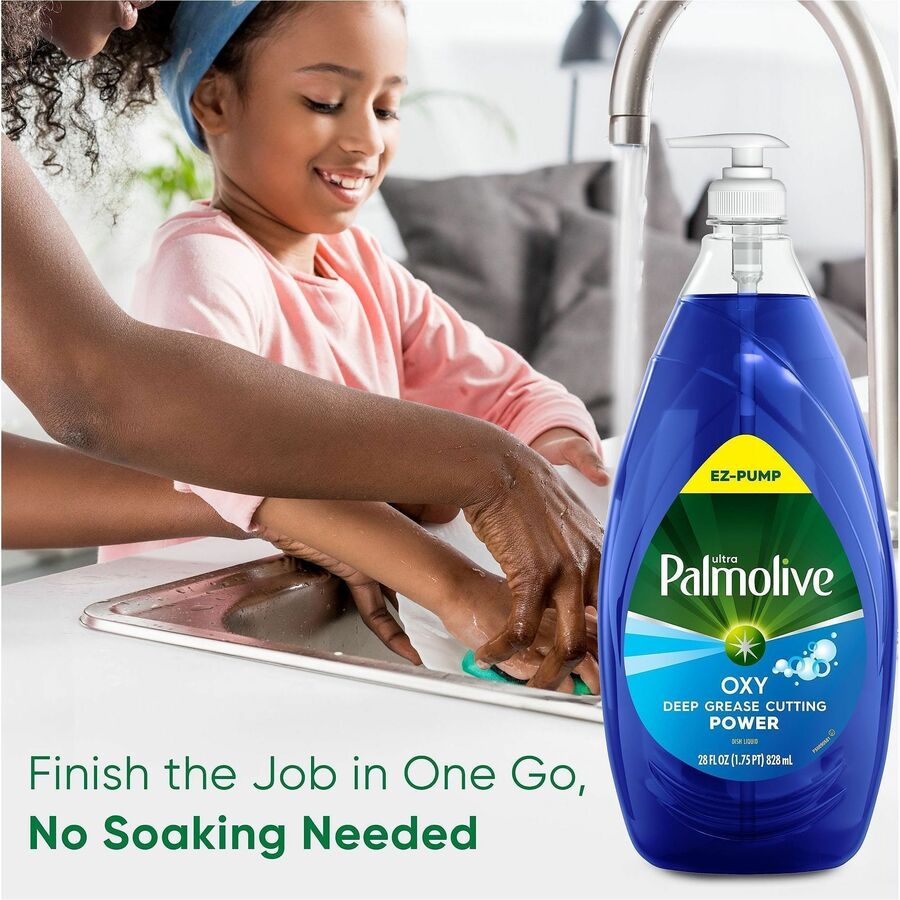 Palmolive Ultra Dish Soap Oxy Degreaser, 28 fl oz, 4/Carton (CPC61054593)