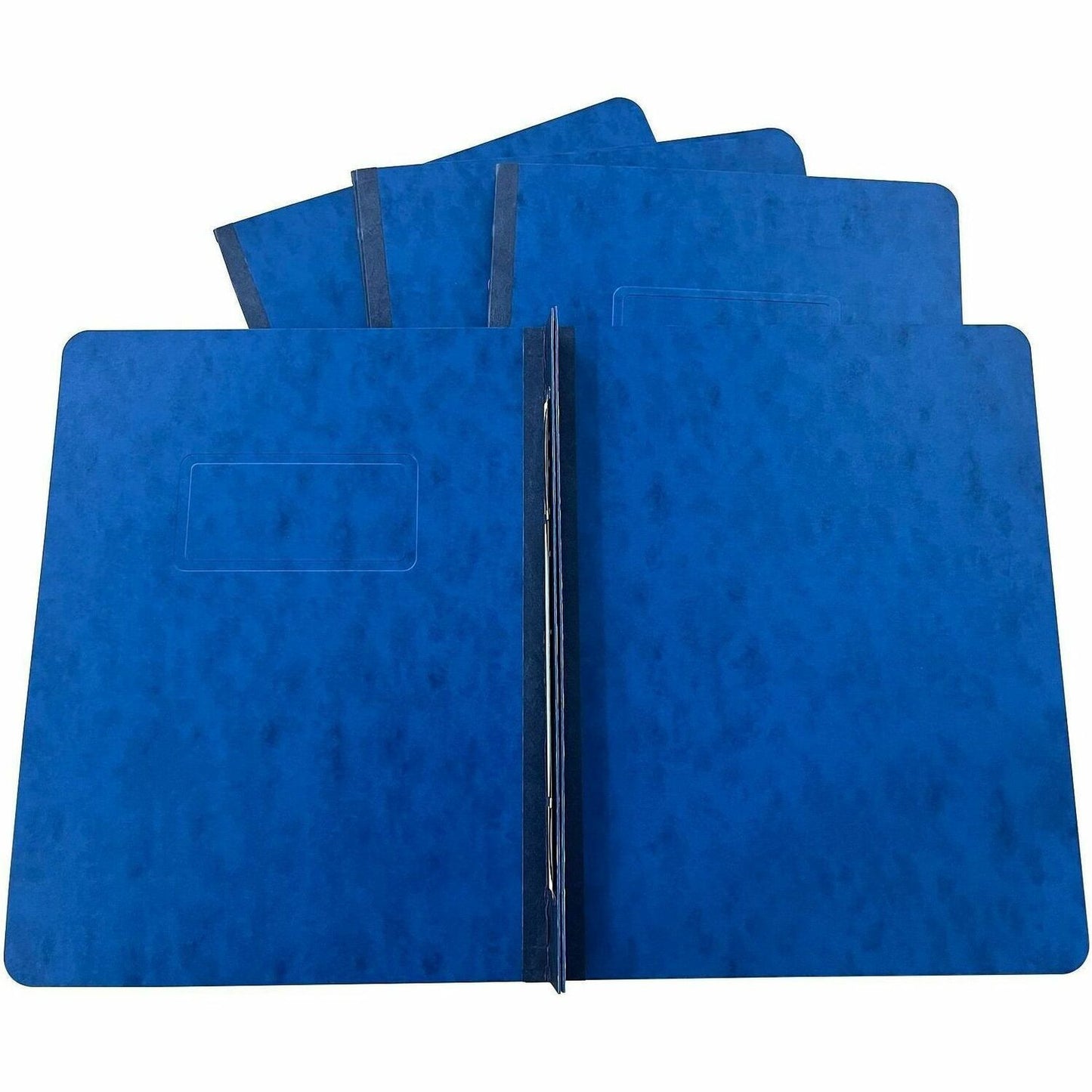 Business Source Letter Report Cover, 3" Folder Capacity, 8 1/2" x 11", Dark Blue, 0% Recycled, 25/Box, 4 Box/Carton (BSN80573CT)