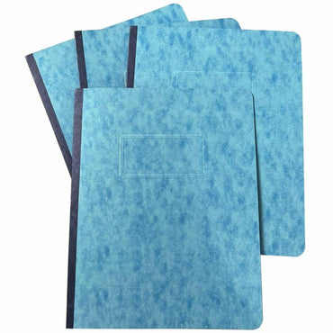 Business Source Letter Report Cover, 3" Folder Capacity, 8 1/2" x 11", Light Blue, 0% Recycled, 25/Box (BSN80572BX)