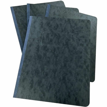 Business Source Letter Report Cover, 3" Folder Capacity, 8 1/2" x 11", Black, 0% Recycled (BSN80571)