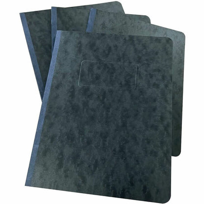 Business Source Letter Report Cover, 3" Folder Capacity, 8 1/2" x 11", Black, 0% Recycled (BSN80571)