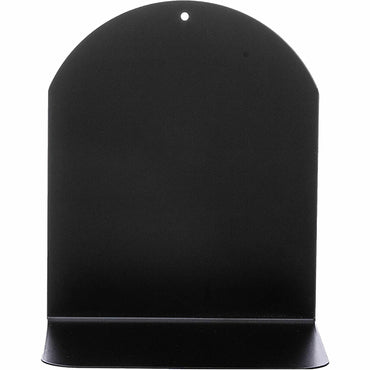 Business Source Steel Bookends, 7" Height, Magnetic, Black, 2/Pair (BSN54071)