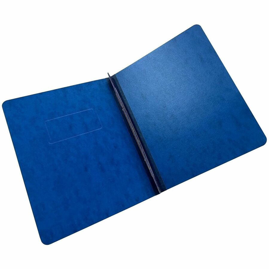 Business Source Letter Report Cover, 3" Folder Capacity, 8 1/2" x 11", Dark Blue, 0% Recycled, 25/Box (BSN80573BX)