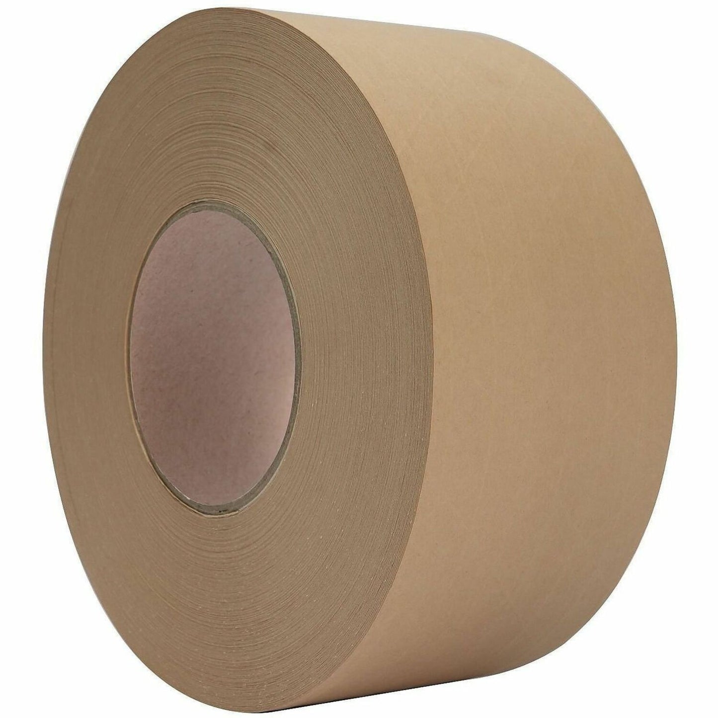 Business Source Reinforced Gummed Paper Tape, 150 yd Length x 3" Width, Brown, 10/Box (BSN32939)