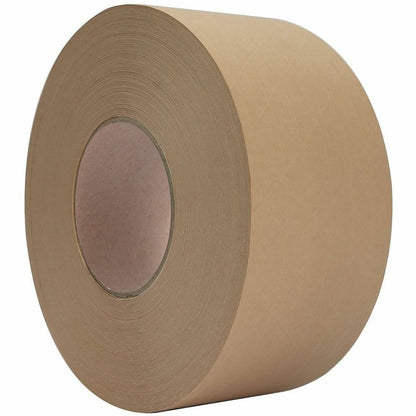 Business Source Reinforced Gummed Paper Tape, 150 yd Length x 3" Width, Brown, 10/Box (BSN32939)