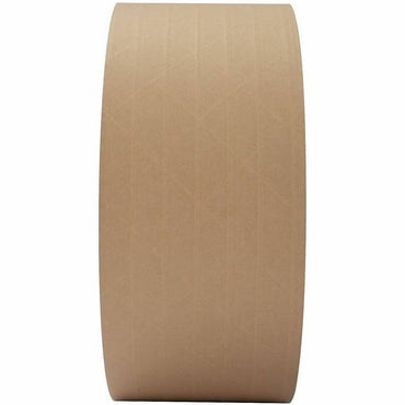 Business Source Reinforced Gummed Paper Tape, 150 yd Length x 3" Width, Brown, 10/Box (BSN32939)
