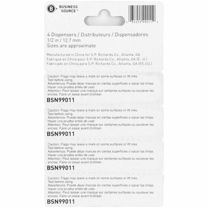 Business Source Sign Here Arrow Page Flags, 1/2" x 1 3/4", Multicolor, 120/Pack (BSN99011)