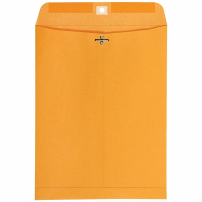Business Source #97 Clasp Envelopes with Gummed Closure, Kraft, 250/Carton (BSN35266)