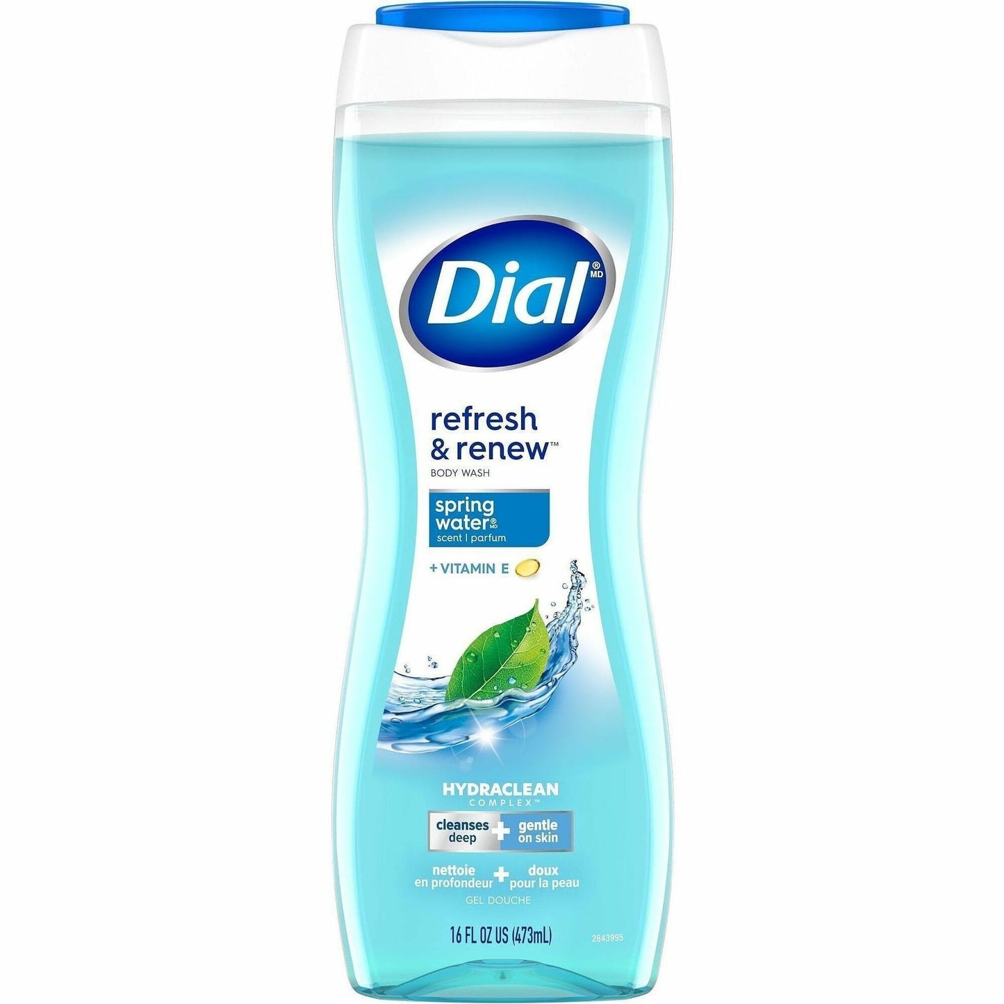 Dial Refresh & Renew Body Wash, Spring Water Scent, 16 fl oz (DIA02653EA)