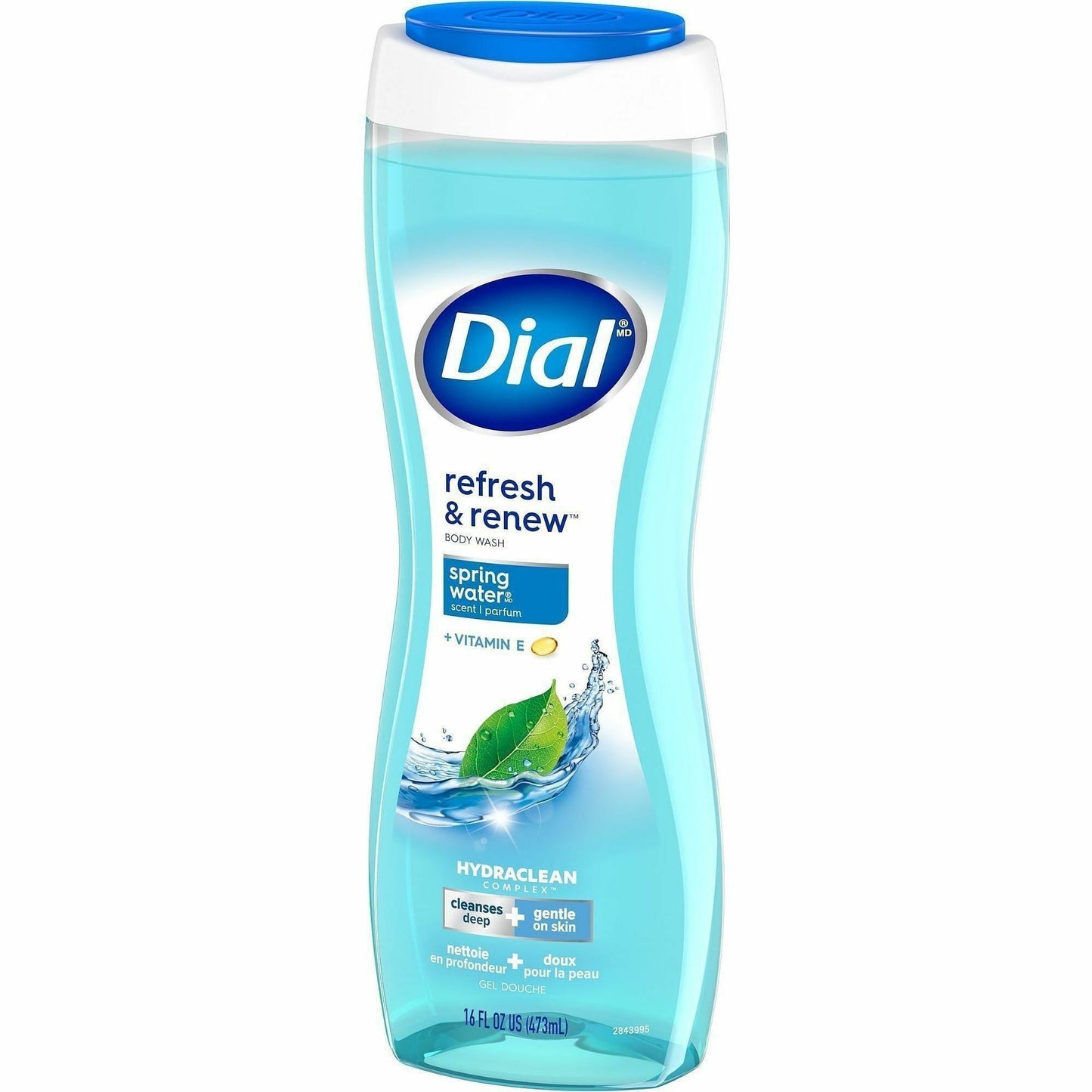 Dial Refresh & Renew Body Wash, Spring Water Scent, 16 fl oz (DIA02653EA)
