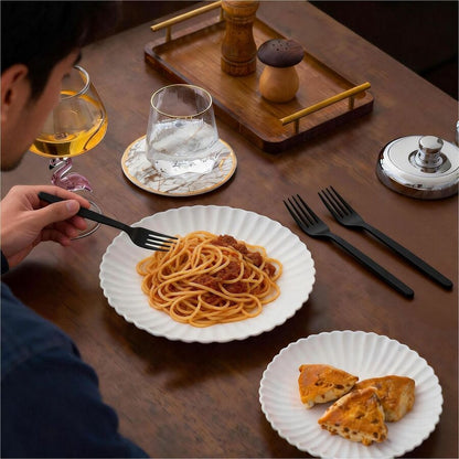 Genuine Joe Individually Wrapped Disposable Polystyrene Fork, Black, 1000/Carton (GJO30427)