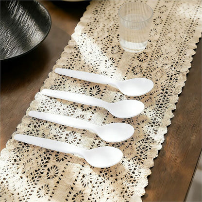 Genuine Joe Disposable Polystyrene Spoon, White, 1000/Carton (GJO30433)