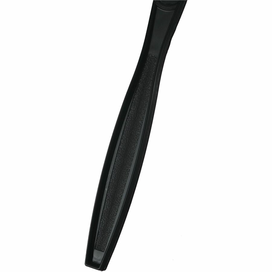 Genuine Joe Individually Warapped Heavy-Weight Polypropylene Knife, Black, 1000/Carton (GJO30412)