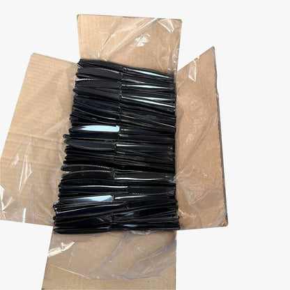 Genuine Joe Disposable Polystyrene Knife, Black, 1000/Carton (GJO30424)