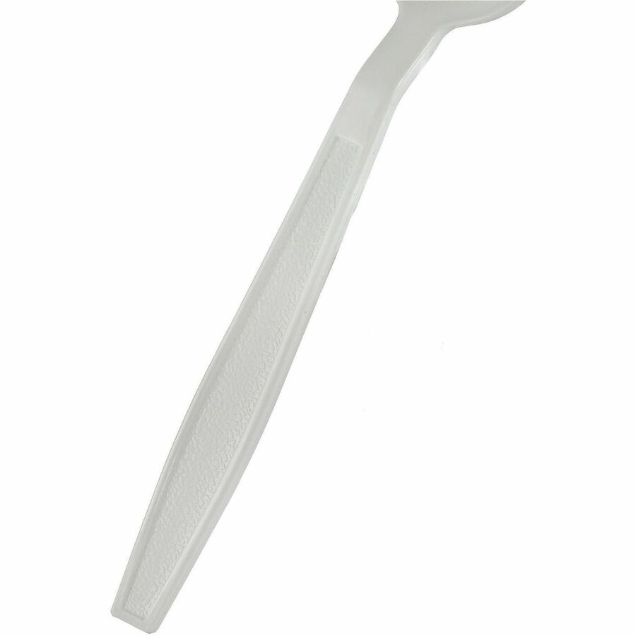 Genuine Joe Heavy-Weight Polypropylene Spoon, White, 1000/Carton (GJO30417)