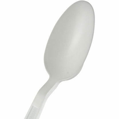 Genuine Joe Heavy-Weight Polypropylene Spoon, White, 1000/Carton (GJO30417)