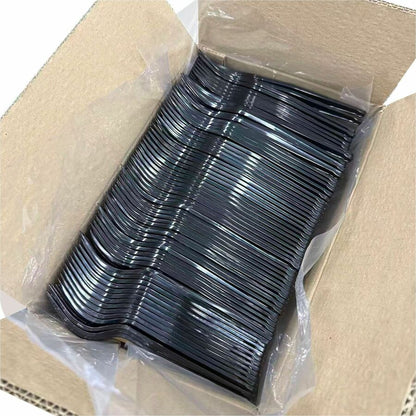 Genuine Joe Disposable Polystyrene Fork, Black, 1000/Carton (GJO30423)