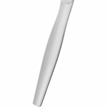 Genuine Joe Disposable Polystyrene Knife, White, 1000/Carton (GJO30432)