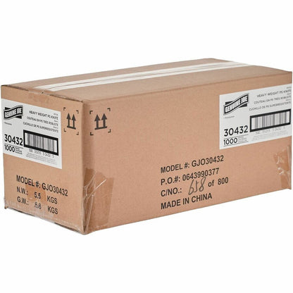Genuine Joe Disposable Polystyrene Knife, White, 1000/Carton (GJO30432)
