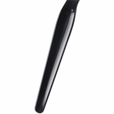 Genuine Joe Disposable Polystyrene Soup Spoon, Black, 1000/Carton (GJO30430)