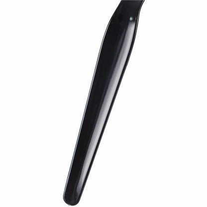 Genuine Joe Disposable Polystyrene Soup Spoon, Black, 1000/Carton (GJO30430)