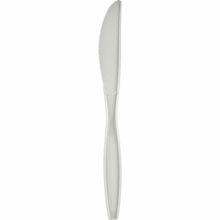 Genuine Joe Heavy-Weight Polypropylene Knife, White, 1000/Carton (GJO30416)