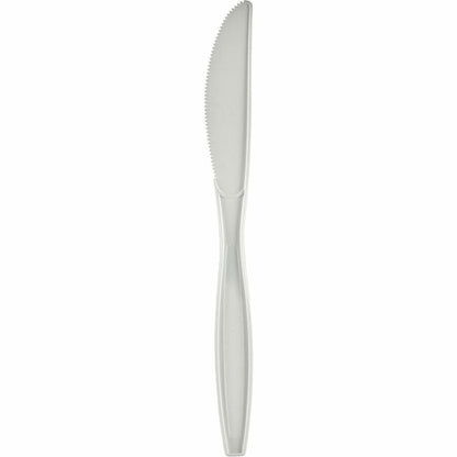 Genuine Joe Heavy-Weight Polypropylene Knife, White, 1000/Carton (GJO30416)