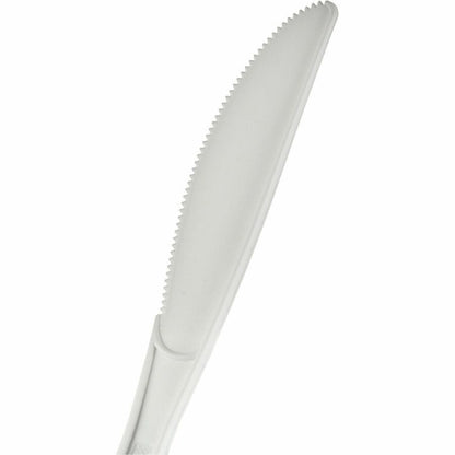 Genuine Joe Heavy-Weight Polypropylene Knife, White, 1000/Carton (GJO30416)