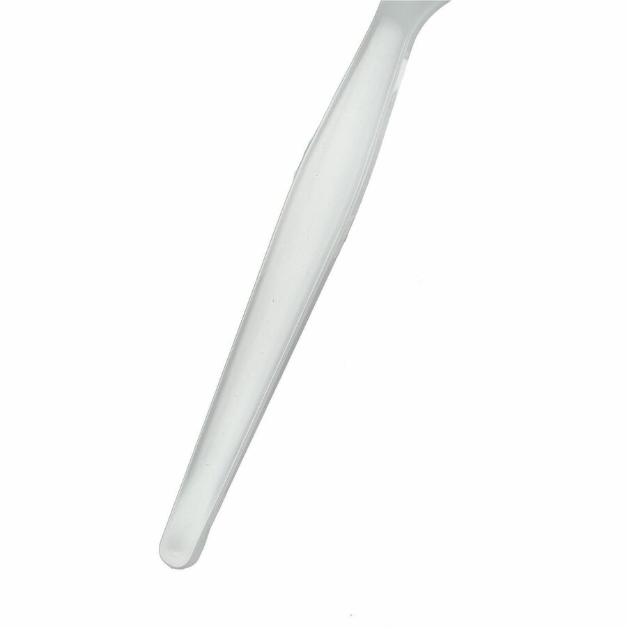 Genuine Joe Disposable Polystyrene Fork, White, 1000/Carton (GJO30431)