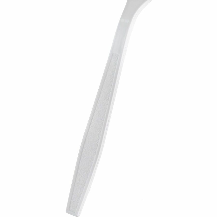 Genuine Joe Individually Warapped Heavy-Weight Polypropylene Fork, White, 1000/Carton (GJO30419)