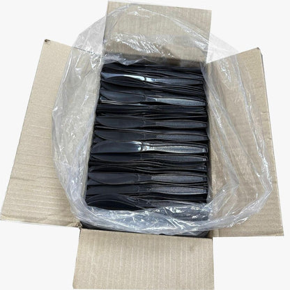 Genuine Joe Heavy-Weight Polypropylene Knife, Black, 1000/Carton (GJO30408)