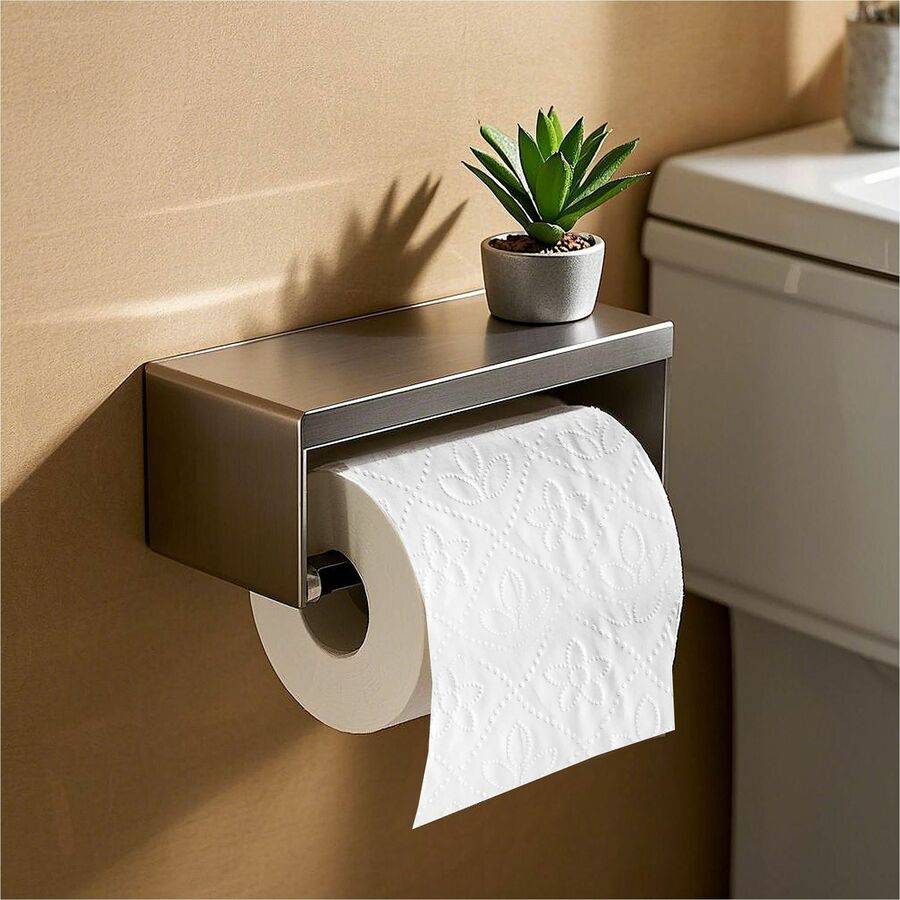 Genuine Joe 2-Ply Bathroom Tissue, 2 Ply, 500 Sheets/Roll, 48 Rolls/ Carton (GJO2450048)