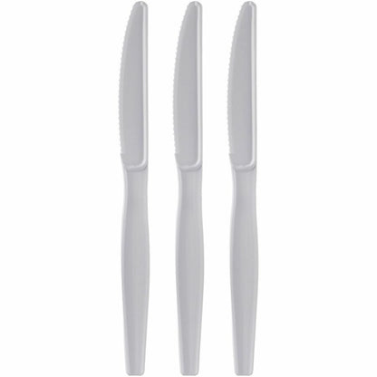 Genuine Joe Individually Wrapped Disposable Polystyrene Knife, White, 1000/Carton (GJO30436)
