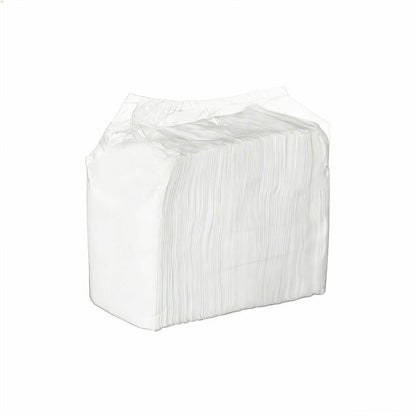 Genuine Joe Low-Fold Dispenser Napkins, Low-fold, White, 400/Pack, 20 Packs/Carton (GJO11262)