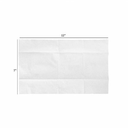 Genuine Joe Low-Fold Dispenser Napkins, Low-fold, White, 400/Pack, 20 Packs/Carton (GJO11262)