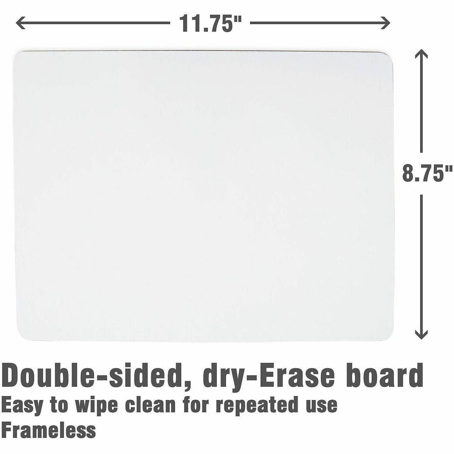 Lorell Double-Sided Dry-Erase Lap Boards, 6/Pack (LLR43910)