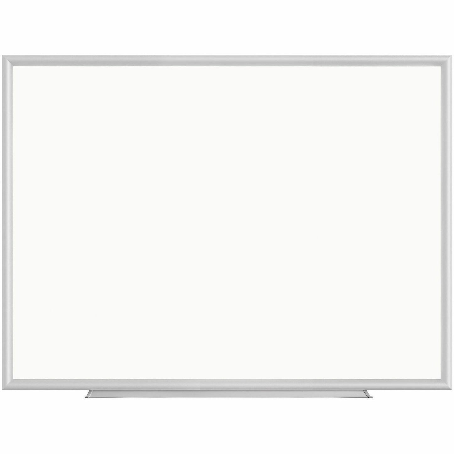 Lorell Aluminum Frame Dry-erase Board, 60" (5 ft) Width x 36" (3 ft) Height, White Styrene Surface, Aluminum Frame (LLR00517)