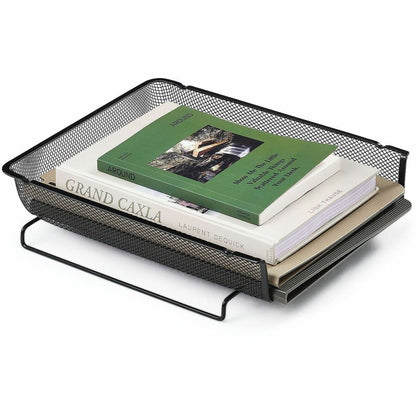 Lorell Mesh Desktop Organizer Tray, 4/Carton (LLR84134CT)