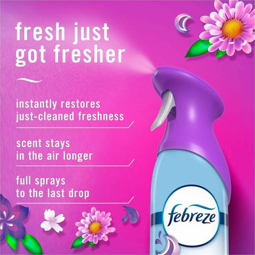 Febreze Air Mist Air Freshener Spray, 8.1 fl oz, Gain Moonlight Breeze, 2/Pack, 3/Carton (PGC20414)