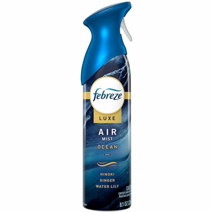 Febreze Air Mist Air Freshener Spray, 8.1 fl oz, Warm Ocean Breeze, 6/Carton (PGC19940)