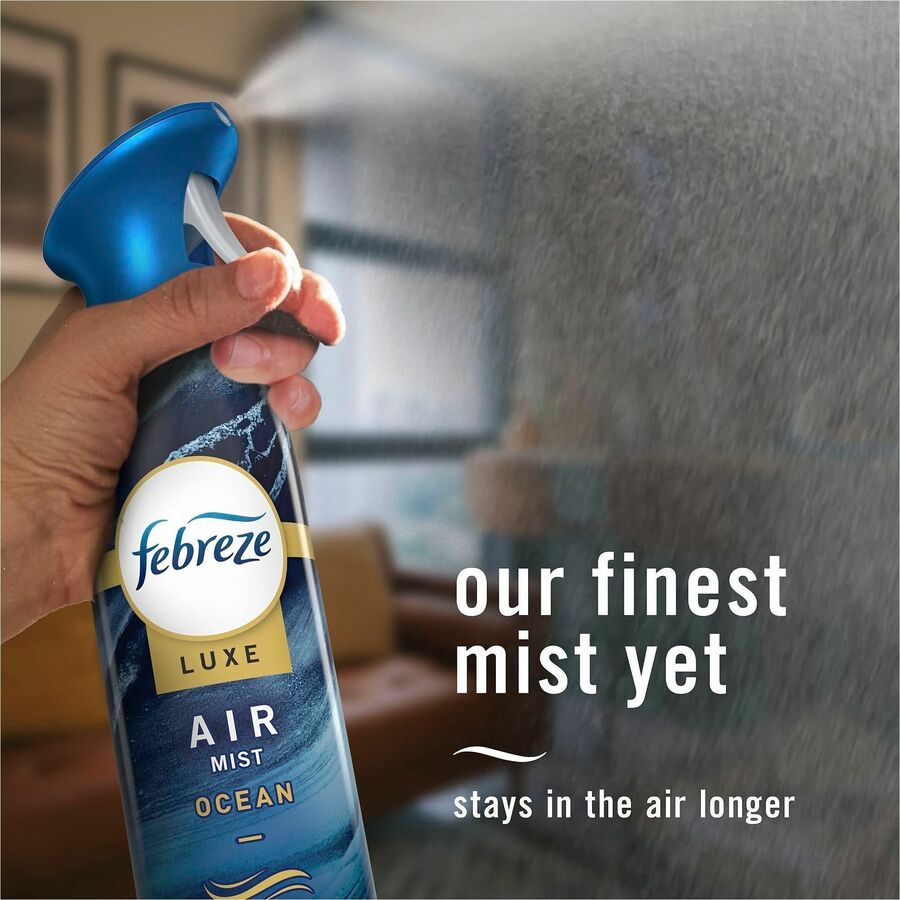 Febreze Air Mist Air Freshener Spray, 8.1 fl oz, Warm Ocean Breeze, 6/Carton (PGC19940)