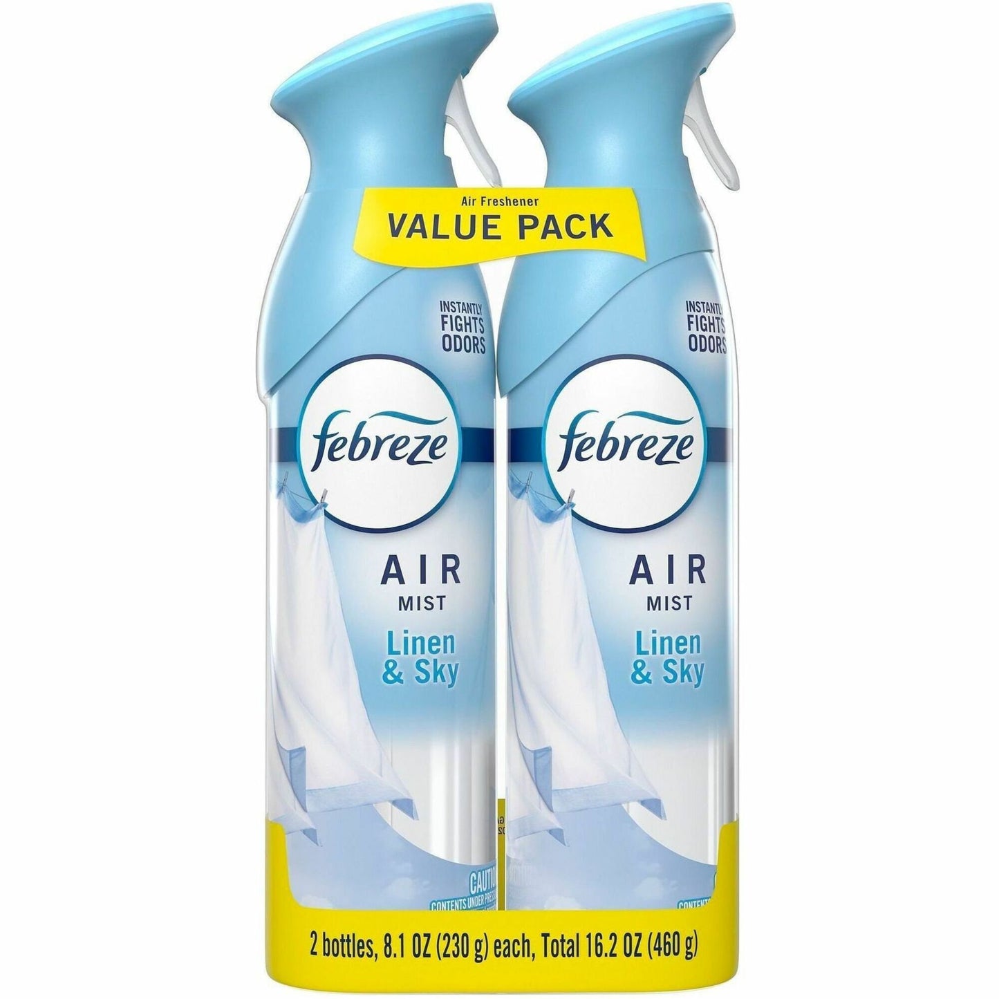 Febreze Air Mist Air Freshener Spray, 8.1 fl oz, Linen & Sky, 2/Pack, 3/Carton (PGC20410)