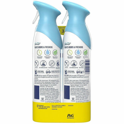 Febreze Air Mist Air Freshener Spray, 8.1 fl oz, Linen & Sky, 2/Pack, 3/Carton (PGC20410)