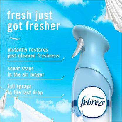 Febreze Air Mist Air Freshener Spray, 8.1 fl oz, Linen & Sky, 2/Pack, 3/Carton (PGC20410)