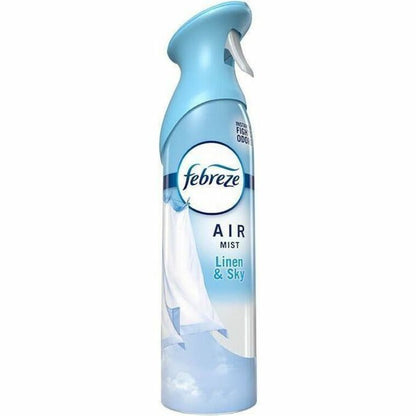 Febreze Air Mist Air Freshener Spray, 8.1 fl oz, Linen & Sky, 2/Pack, 3/Carton (PGC20410)