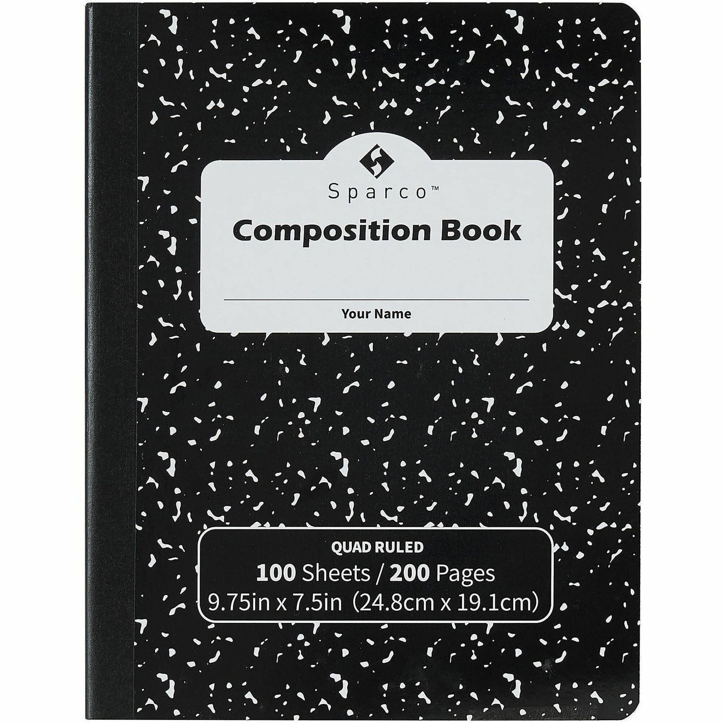 Sparco Business Source Quadrille Ruled Composition Notebook, 6/Pack, 8 Packs/Carton (SPR20957CT)